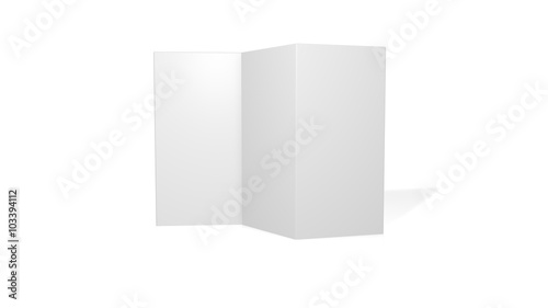 Quadro em tela Blank Flyer - Din Lang - 6 Seiter (Accordion) - Vertikal