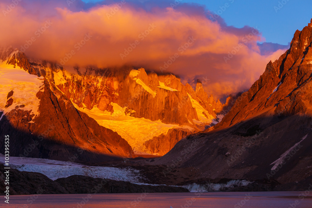 Naklejka premium Cerro Torre