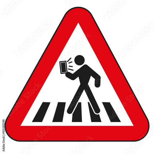 Attraversamento con smartphone