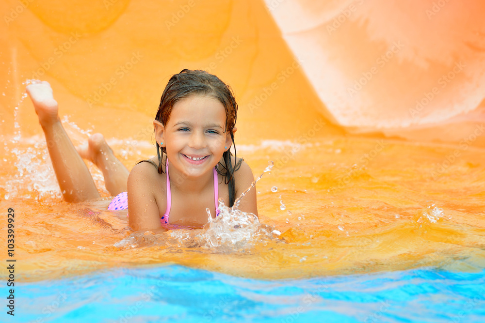 Real toddler girl enjoying her summer vacation Real toddler girl enjoying her summer vacation