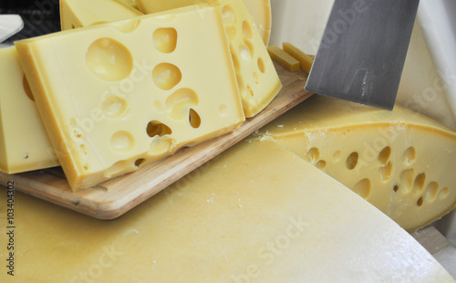 Traditional handmade cheese
