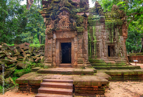 Angkor Wat - a giant Hindu temple complex in Cambodia, dedicated to Lord Vishnu.