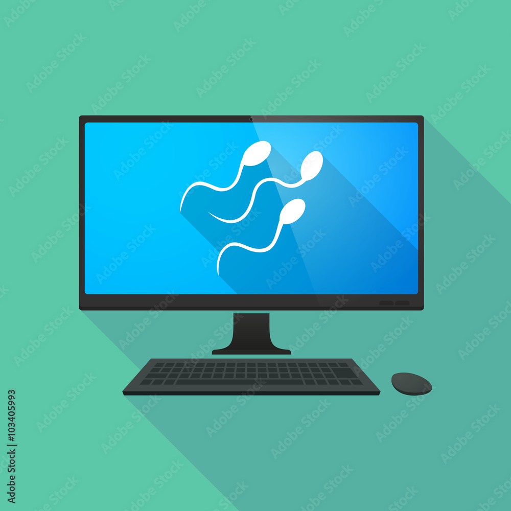 Personal computer with sperm cells Personal computer with sperm cells