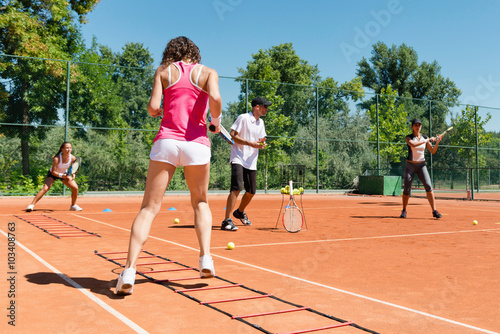 Cardio tennis exercise