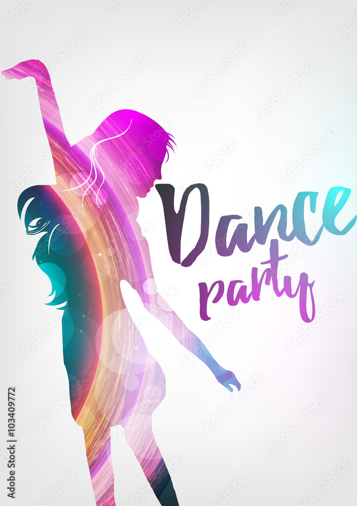 Disco Night Party Poster Background Template - Vector Illustration Disco Night Party Poster Background Template - Vector Illustration