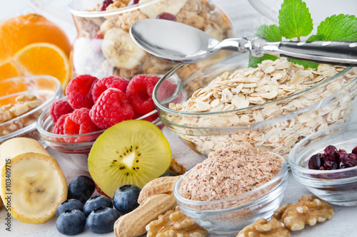 Cuadro en lienzo Healthy food