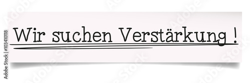 Wir Suchen Verstärkung 
