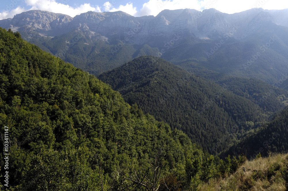 “Serra del cadi “ El Cadi mountain, Lleida province, Catalonia Spain