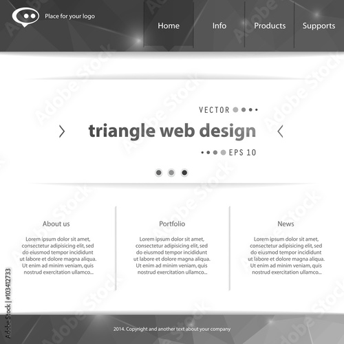 Abstract Creative concept vector website template. For modern web and mobile Applications isolated on background, interface, illustration design, business infographic and social multimedia icon. 
