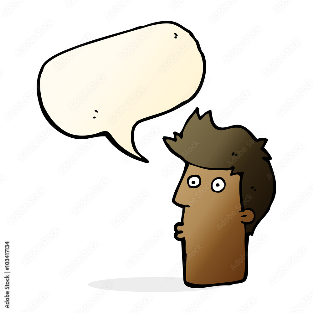 cartoon surprised man with speech bubble cartoon surprised man with speech bubble