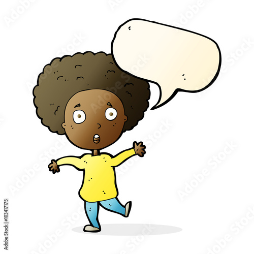 cartoon startled person with speech bubble