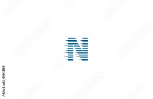 letter n logo design