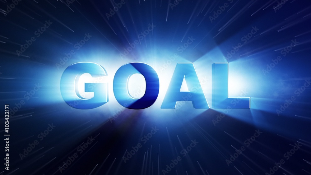 GOAL Text Animation Lights Rays, Loop, 4k
GOAL Text Animation Lights Rays, Loop, 4k
