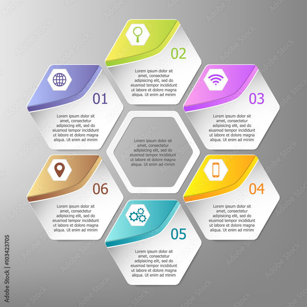 Vector infographics template Vector infographics template