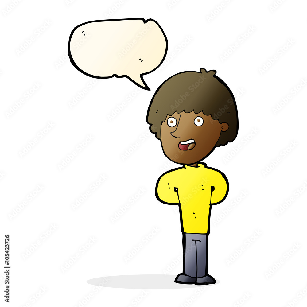 cartoon happy man with speech bubble cartoon happy man with speech bubble