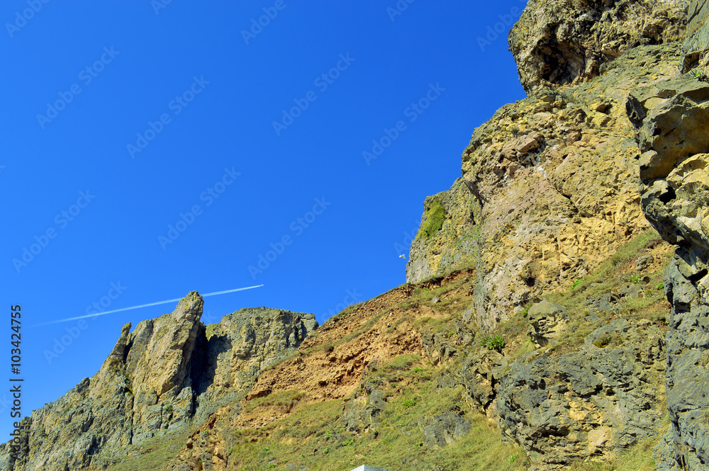 Llandudno west shore view of Great Orme Llandudno west shore view of Great Orme