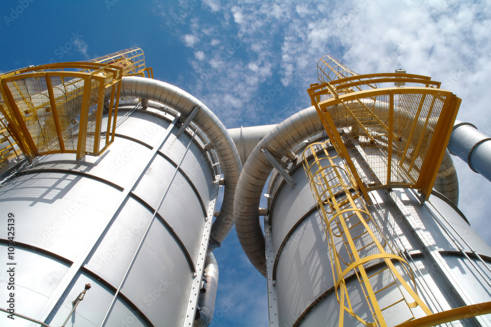petrochemical industrial plant