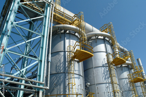 Obraz na płótnie petrochemical industrial plant w salonie