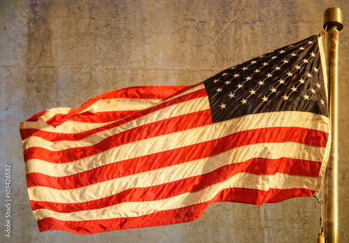 American flag Vintage