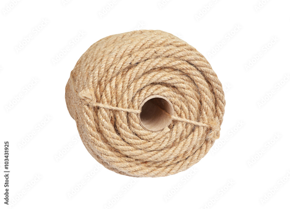Manila rope coil Manila rope coil