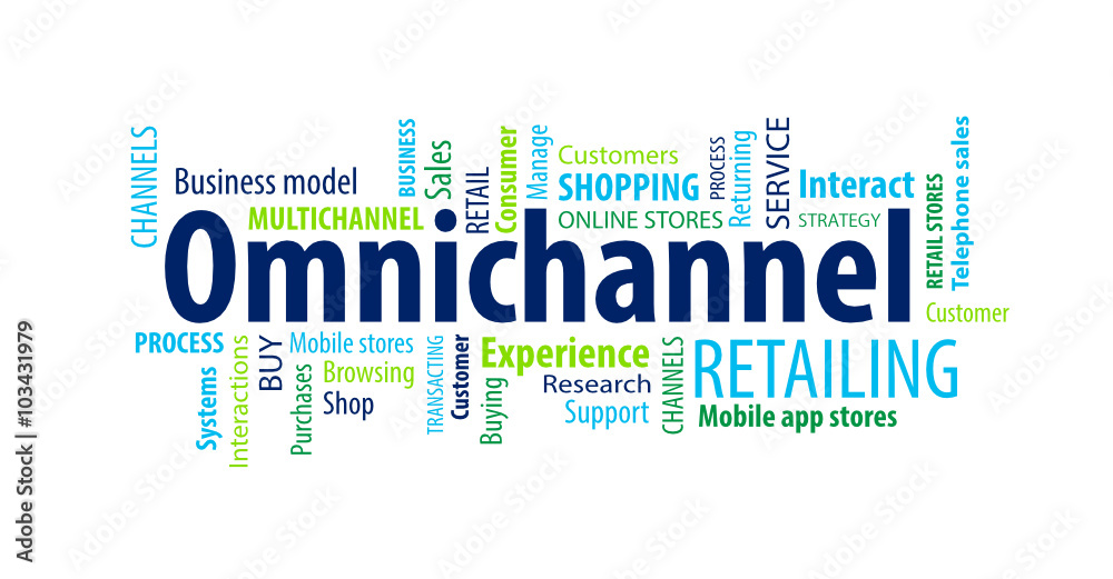 Obraz premium Omnichannnel Retailing