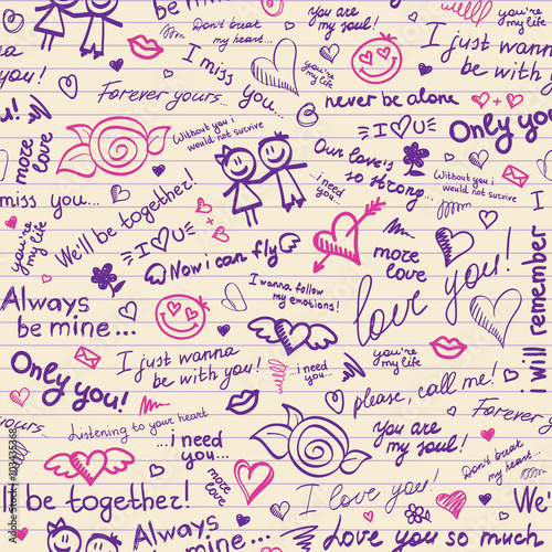 hand drawn pattern
