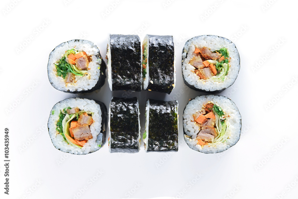 Delicious sushi rolls Delicious sushi rolls