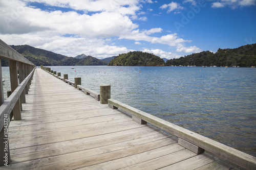 Anleger in den Marlborough Sounds