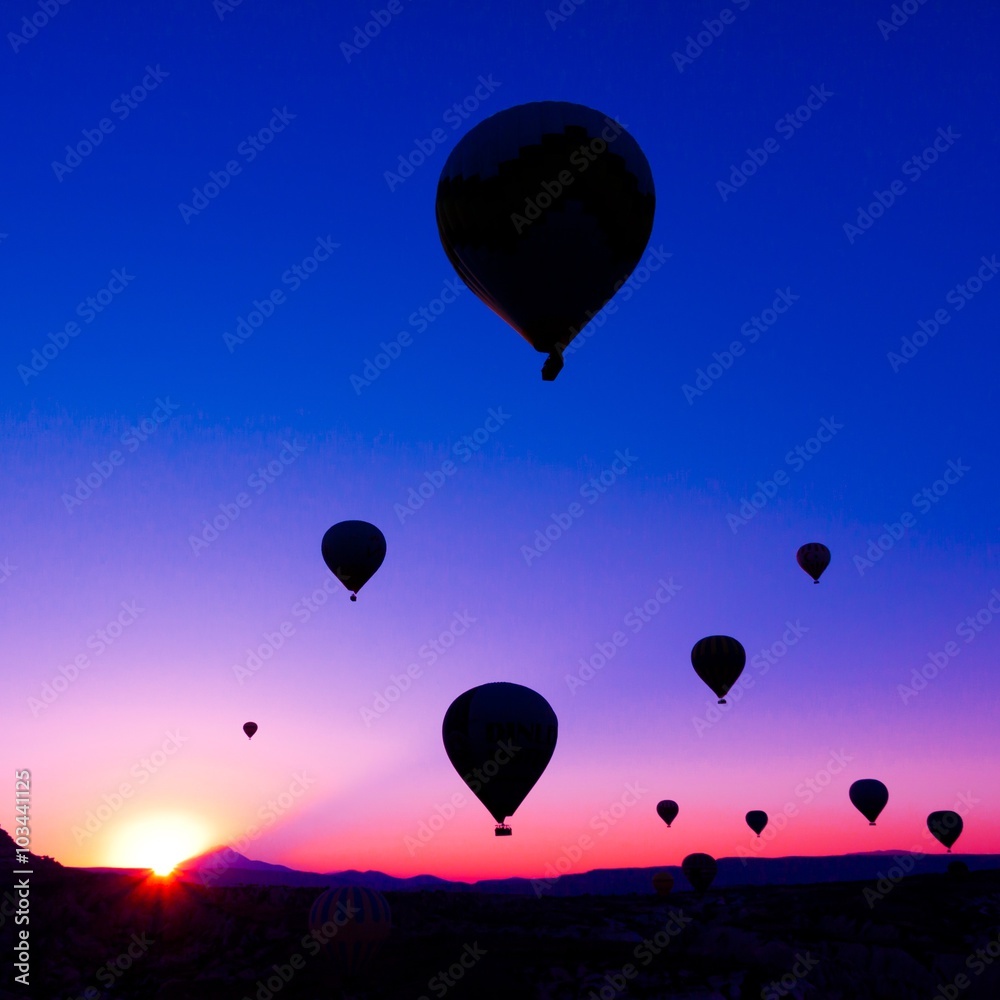 Fototapeta premium Cappadocia balloons