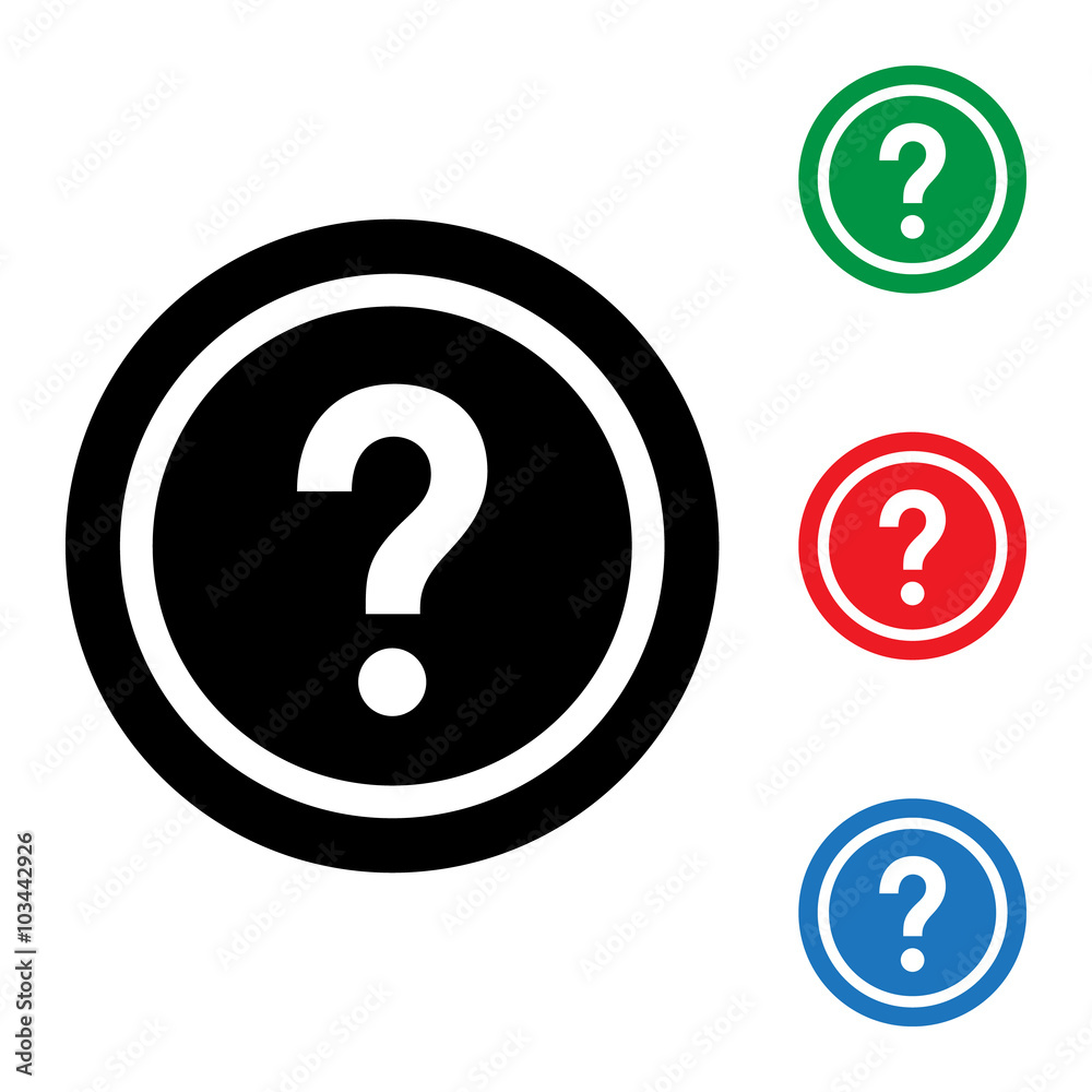 question mark icon question mark icon