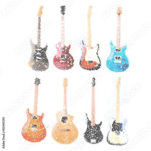 Electric guitars photo