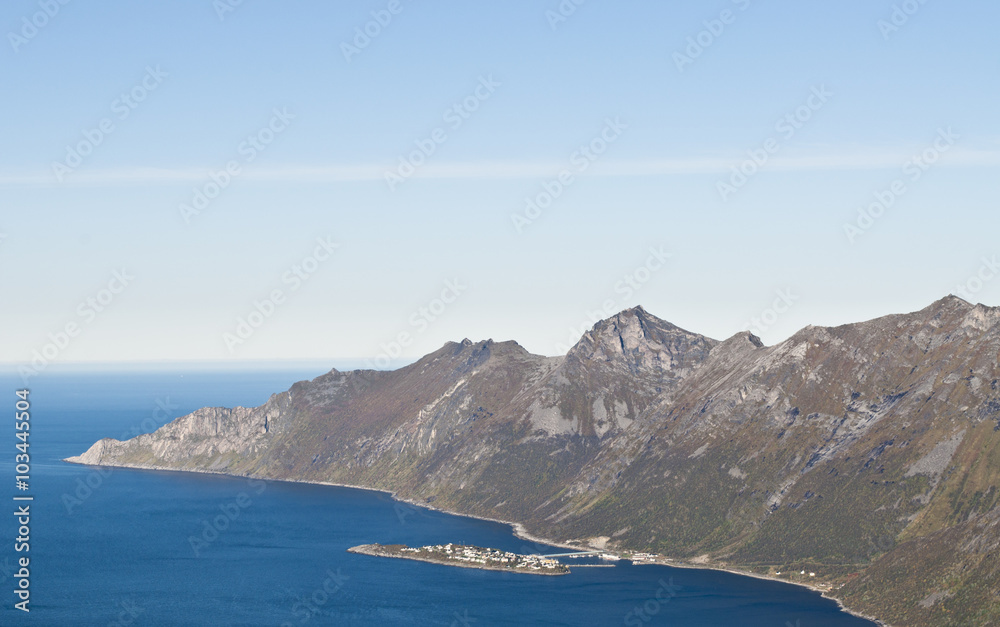 Norway. Norwegian nature / There are mountains plunging into the sea from hundreds of metres, fjords, tall mountain peaks, northern lights and midnight sun. Norway. Norwegian nature / There are mountains plunging into the sea from hundreds of metres, fjords, tall mountain peaks, northern lights and midnight sun.