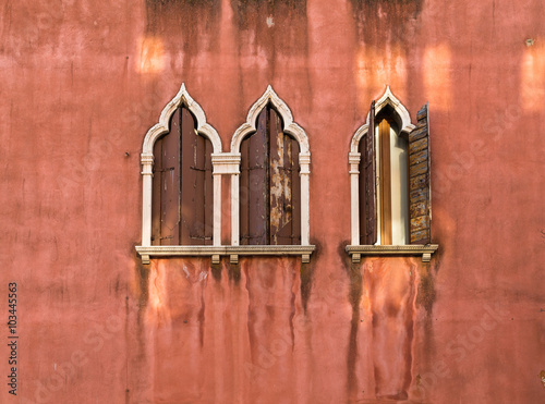 Window and Wall in Venice photo