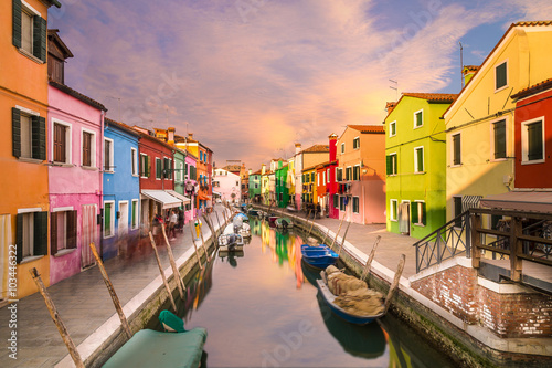 Colourful Houses in Burano © mikecleggphoto