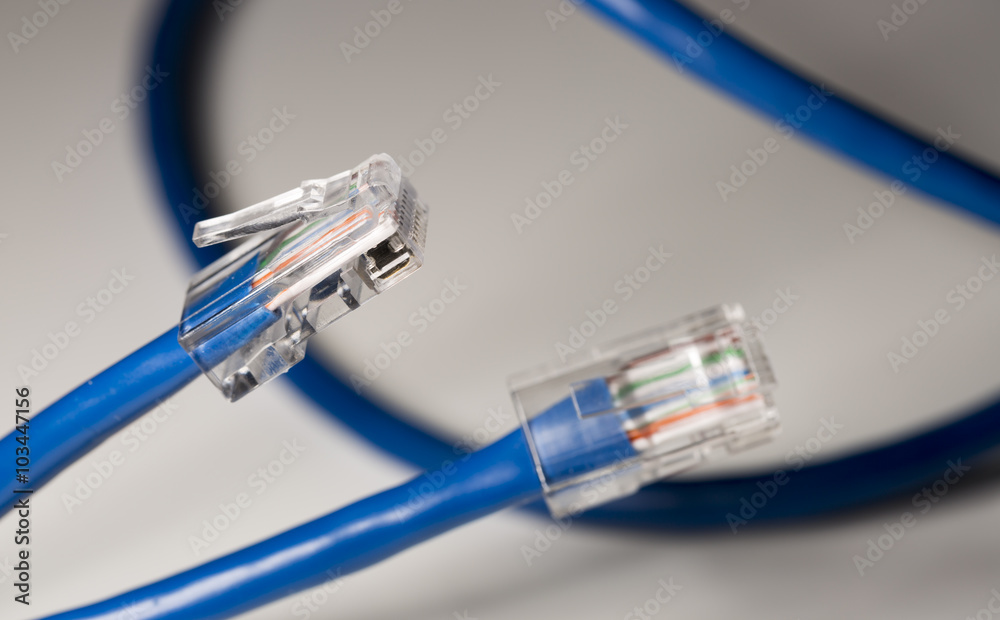 Ethernet Cable Close Up