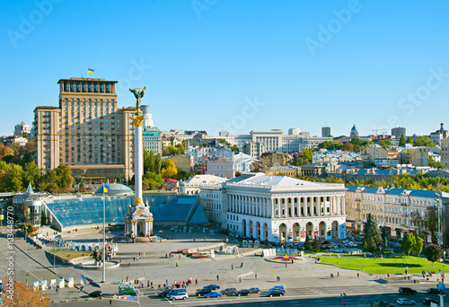 Independence Square. Kiev, Ukraine photo