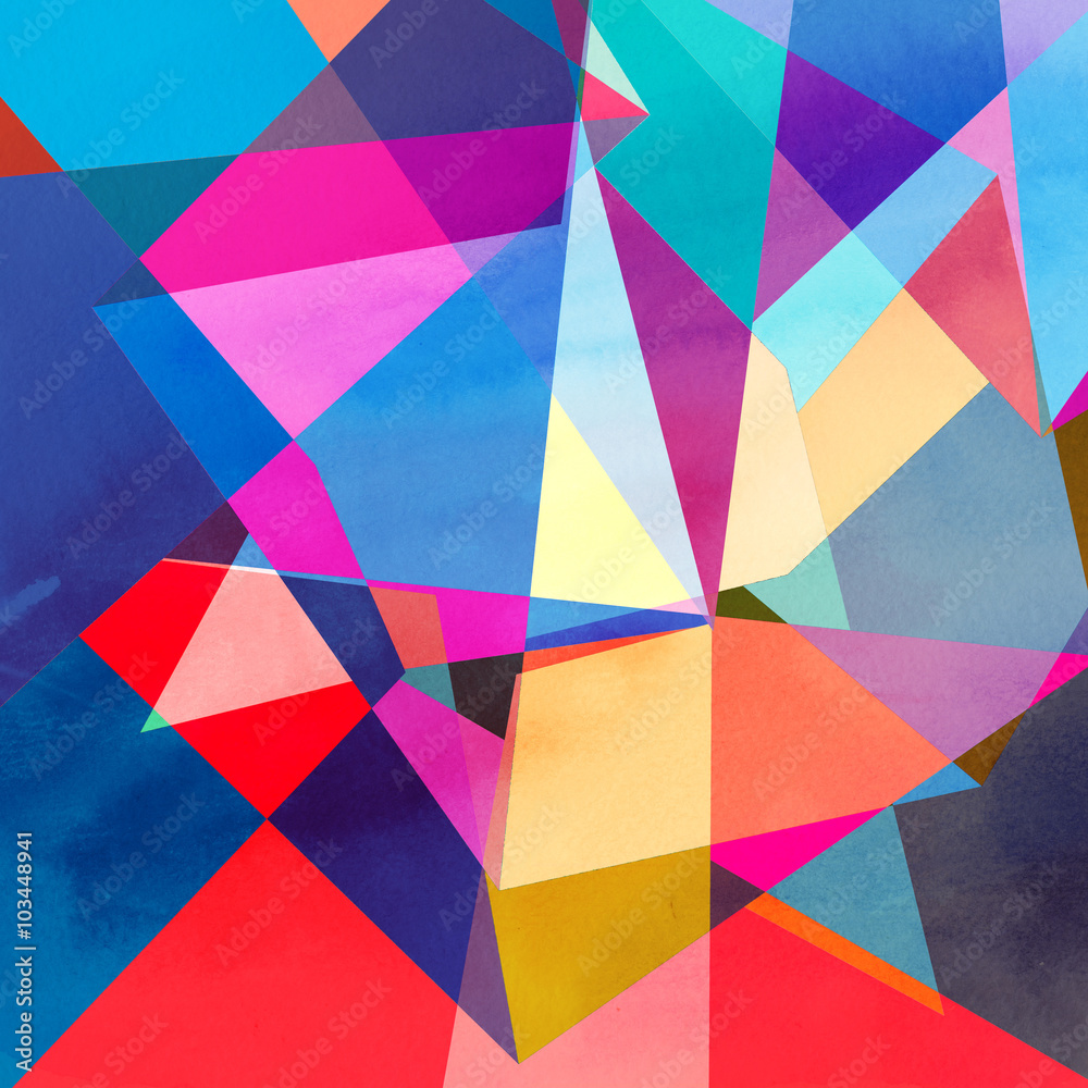 abstract watercolor geometric background abstract watercolor geometric background