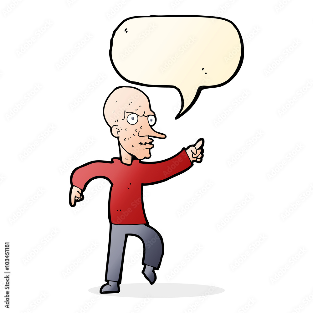 cartoon angry old man with speech bubble cartoon angry old man with speech bubble