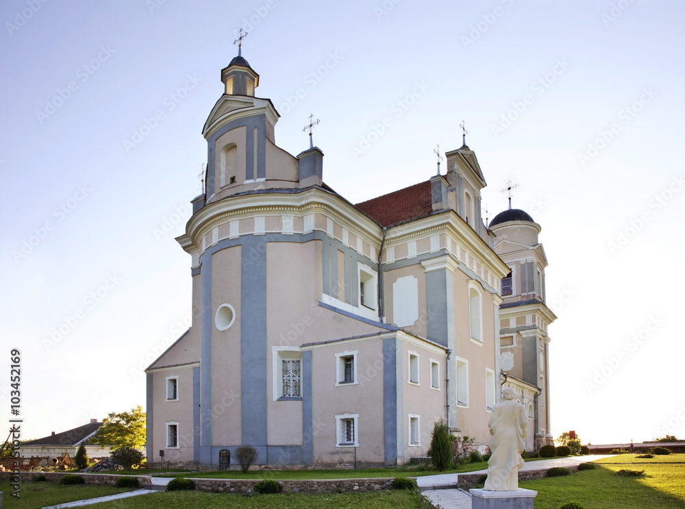 Church of Jude Thaddaeus in Luchaj. Belarus