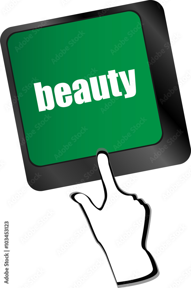 enter keyboard key button with beauty word on it, enter keyboard key button with beauty word on it,
