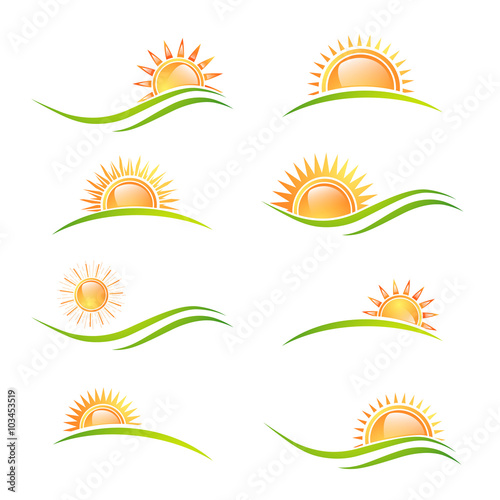 Different Sun at Landscape Set