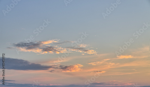 evening sky for backgrounds and compositions