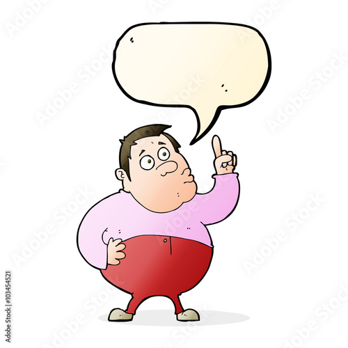 cartoon man asking question with speech bubble