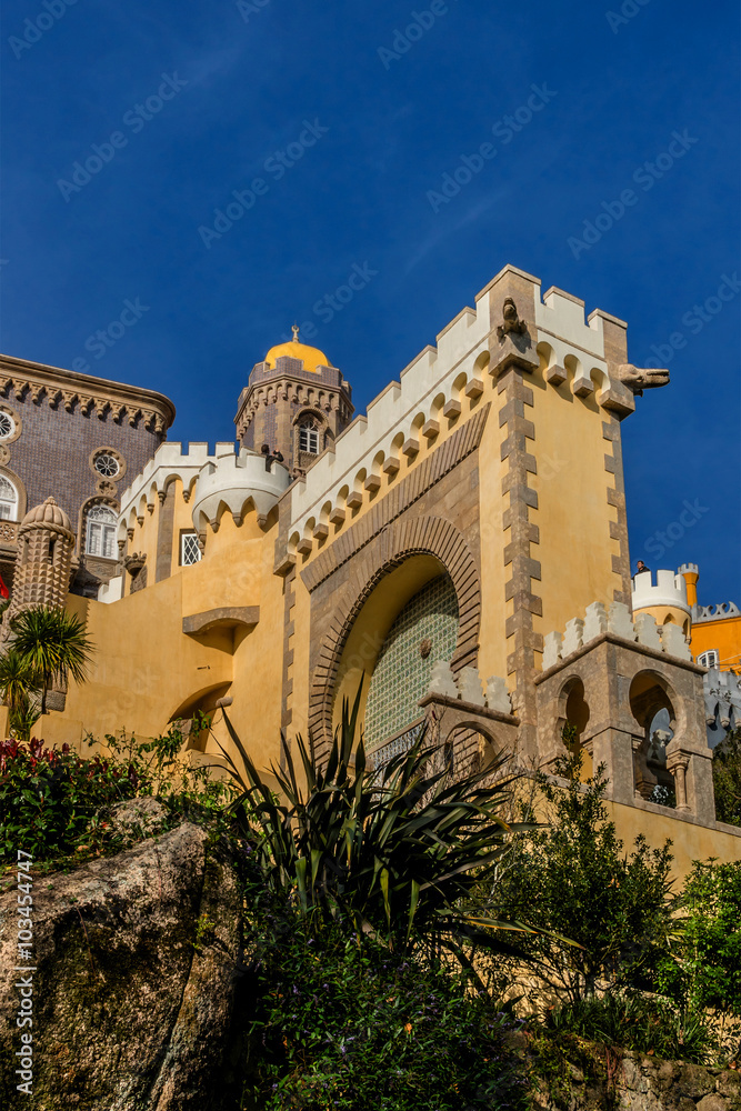 Fototapeta premium Pena National Palace (Palacio Nacional da Pena) Sintra, Portugal