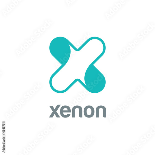 Letter X Logo design vector template. Font Logotype