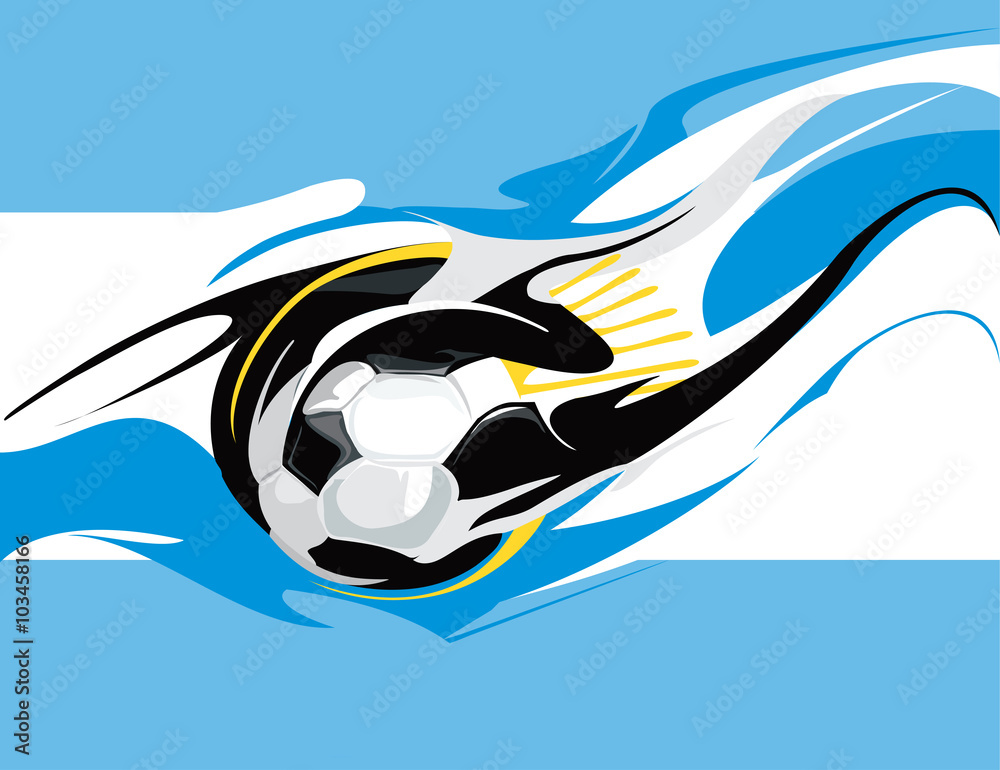 Fototapeta piłka nożna argentyńska
