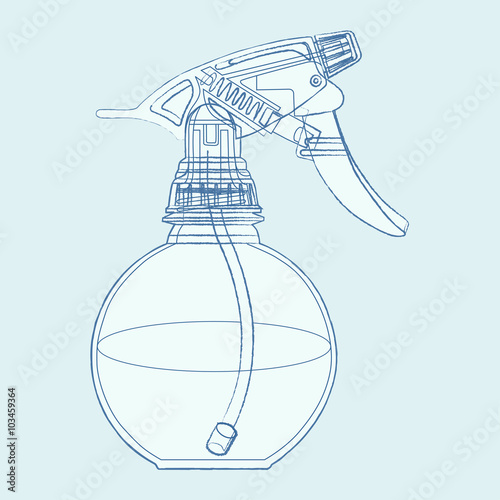 Spray trigger, atomizer, sprayer, pulverizer, air gun.