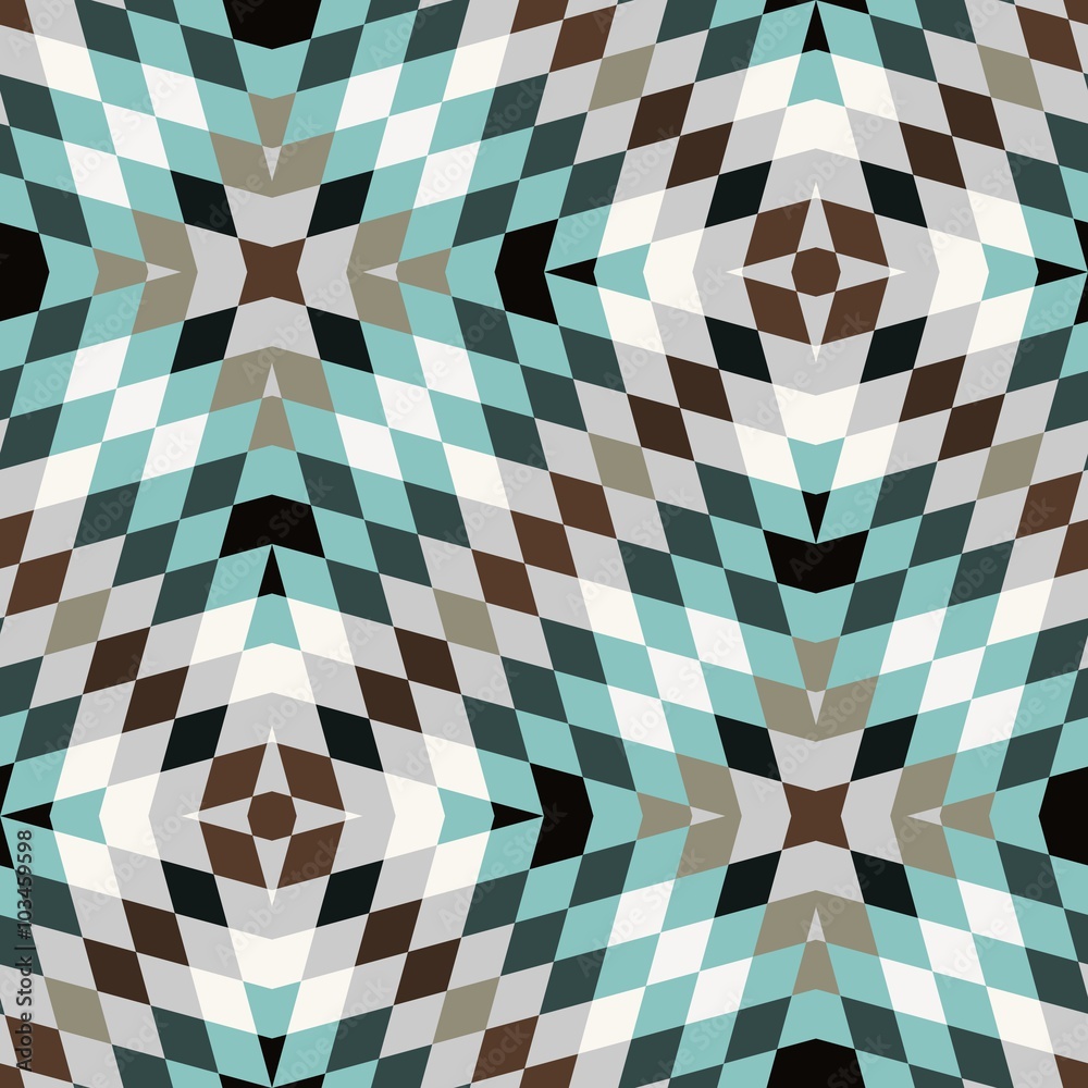 Obraz premium Seamless geometric pattern background