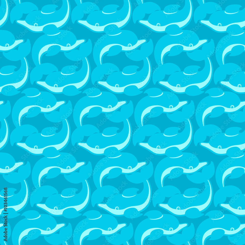 Playing dolphins cartoon drawing Playing dolphins cartoon drawing