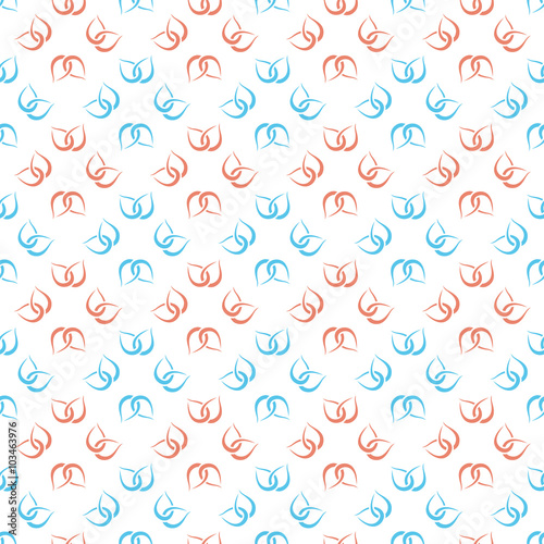 Abstract nature seamless pattern